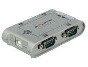 Адаптер DeLock, USB 2.0 - 4 x RS-232