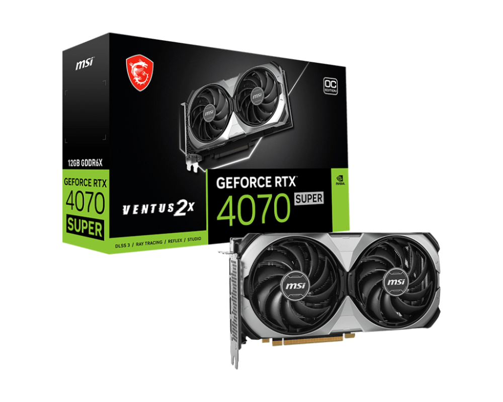 MSI RTX4070 SUPER 12 VEN 2X OC