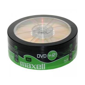 DVD+R MAXELL, 4,7 GB, 16x, 25 бр.