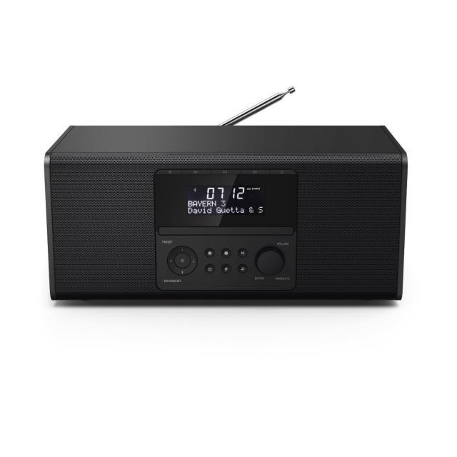 Цифрово/CD радио Hama DR1550CBT, FM/DAB/DAB+/CD/Bluetooth, Черен