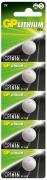Литиева бутонна батерия GP CR 1616 3V 5 бр. в блистер /цена за 1 бр./  GP