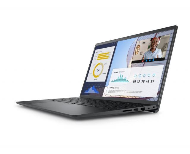 Лаптоп Dell Vostro 3535, AMD Ryzen 7 7730U, 15.6" FHD 120 Hz AG, 16GB (2x8GB) DDR4 3200MHz, 512GB PCIe NVMe SSD, AMD Radeon Graphics