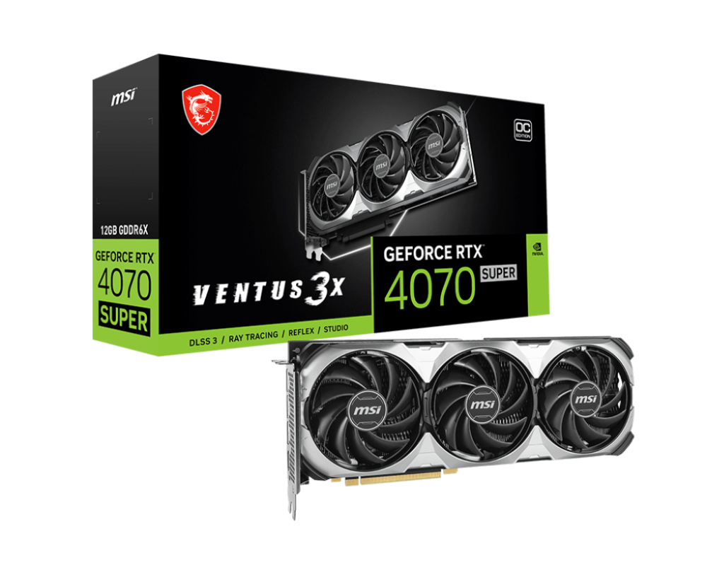 MSI RTX4070 SUPER 12 VEN 3X OC