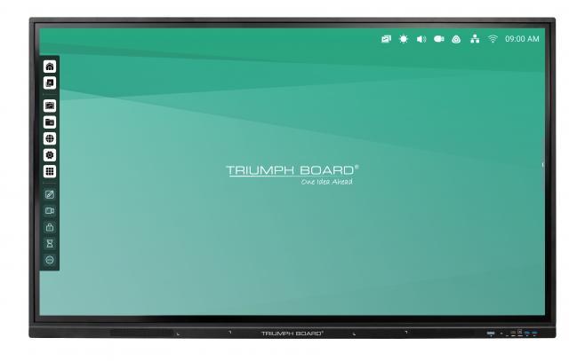 Интерактивен мулти-тъч дисплей TRIUMPH BOARD 65" IFP, Черен панел, Android 11