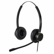 Слушалки с микрофон Addasound Crystal 2872 Duo, UC,QD, черно/златно
