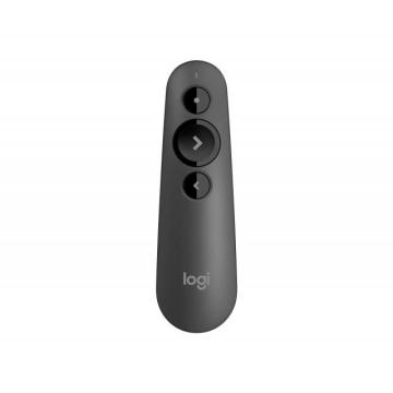 Безжичен презентер Logitech R500s, Bluetooth, 2.4 GHz Wireless, Черен