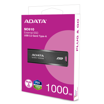 ADATA EXT SSD SC610 1000GB RED