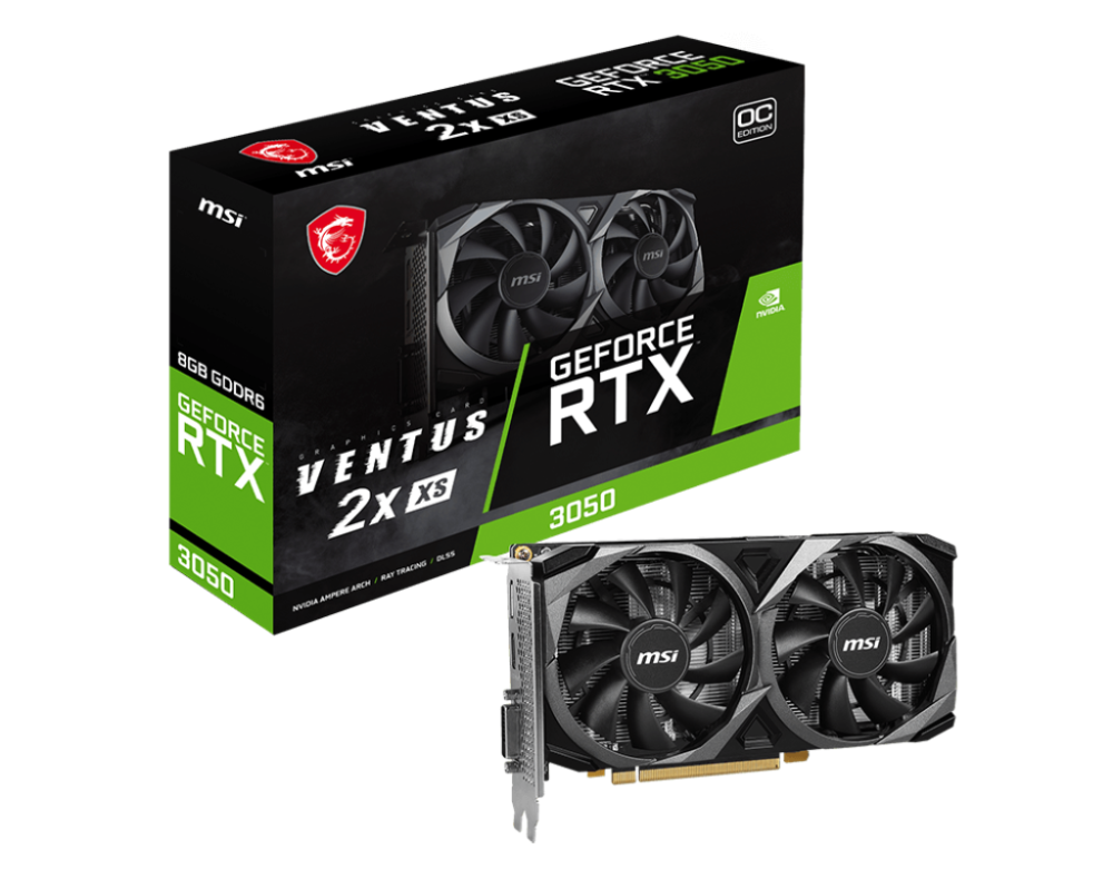 MSI RTX3050 VEN 2X XS WH 8G OC