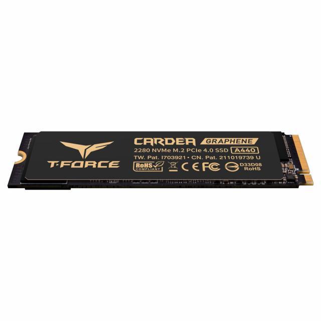 SSD Team Group T-Force Cardea A440, M.2 2280 1TB PCI-e 4.0 x4 NVMe 1.4 с Охладител