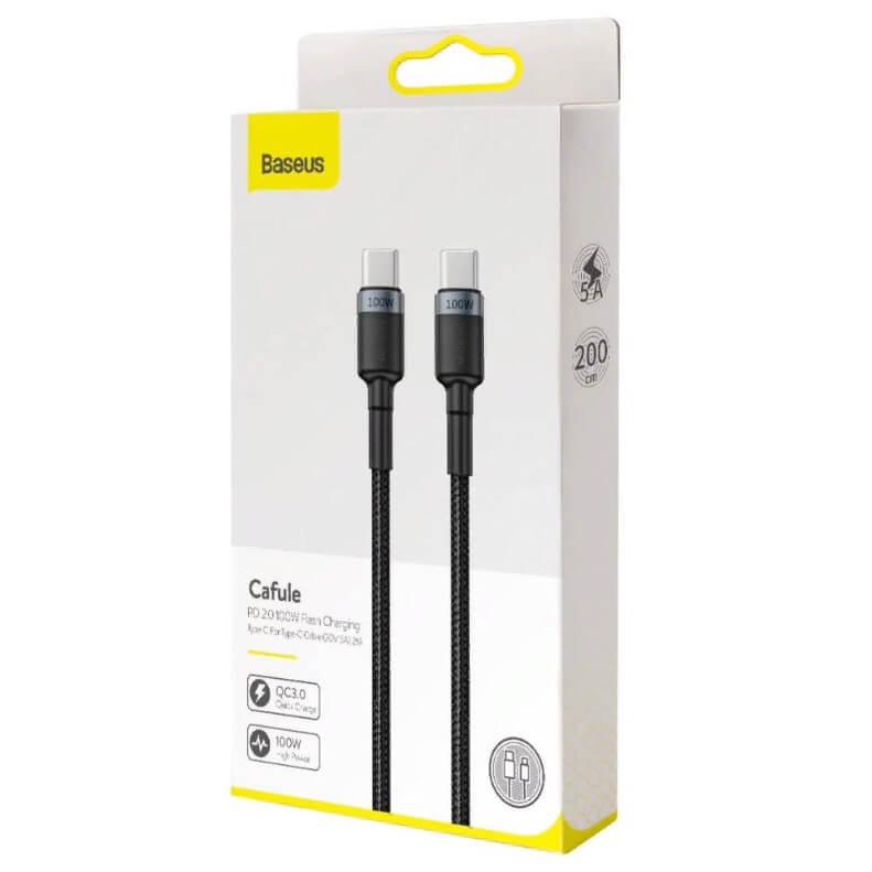 Кабел Baseus CATKLF-ALG1 Cafule USB-C към USB-C PD 2.0 100W 2м