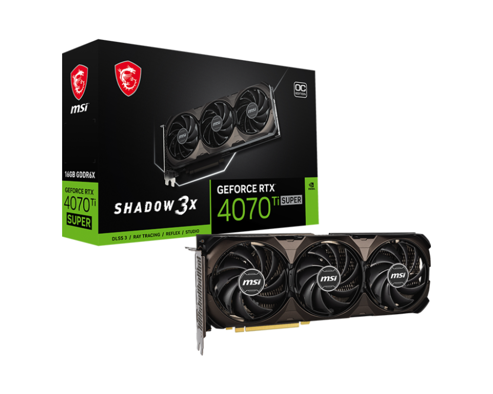 MSI RTX4070TI SUPER SHAD 3X OC