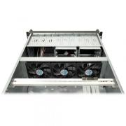 Кутия за сървър InterTech 4U-4129L - Mini ITX, mATX, μATX, ATX, SSI EEB, Чернa