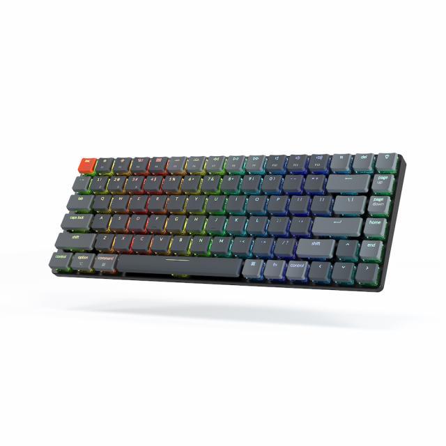 Геймърска Механична клавиатура Keychron K3 Hot-swappable TKL Keychron Optical Low Profile Blue Switch RGB LED Keychron Optical Low Profile Blue Switch ABS