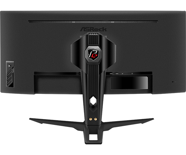 Геймърски Монитор ASRock PG34WQ15R2B, 34" UHD (3440 x 1440) VA 1500 Curved, 165Hz, 1ms, HDMI, DisplayPort AMD FreeSync WiFi