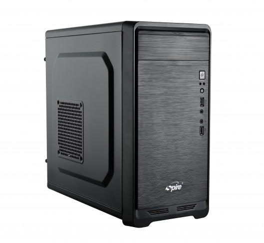 Кутия SPIRE SPT1413B + захранване 420W, Micro ATX / ITX, Черна