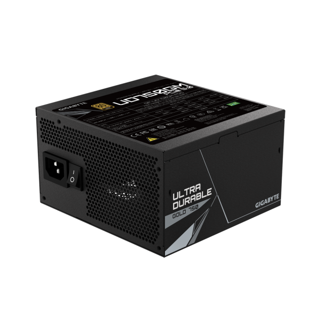 Захранващ блок Gigabyte UD750GM PG5, 750W, 80+ GOLD, Modular