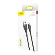 Кабел Baseus Cafule USB към microUSB, 1.5A, 2м, черен