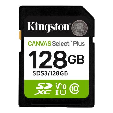 128G SD KINGST CANVAS SEL+ G3