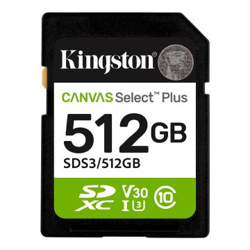 512G SD KINGST CANVAS SEL+ G3