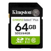 64G SD KINGST CANVAS SEL+ G3