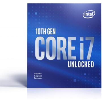 Процесор Intel Comet Lake-S Core I7-10700KF 8 cores, 3.8Ghz (Up to 5.10Ghz), 16MB, 125W, LGA1200, BOX