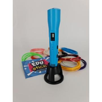 3D Писалка EDUstick в комплект с чанта, външна батерия, адаптер и консуматив 12 бр. * 3 м.