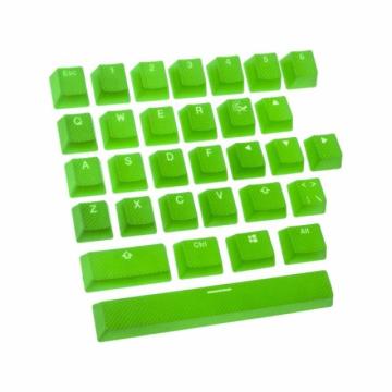 Капачки за механична клавиатура Ducky Green 31-Keycap Set Rubber Backlit Double-Shot US Layout