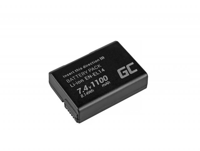 Батерия за апарат NIKON EN-EL14, 7.4V, 1100mAh, Li-Ion, Cameron Sino