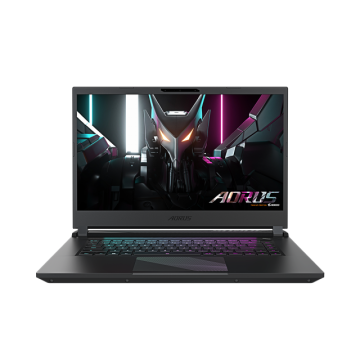 Лаптоп GIGABYTE AORUS 15 9KF Intel Core i5-12500H, 15.6 IPS, FHD 144Hz, 8GB DDR5, 512GB SSD Gen4, nVIDIA RTX 4060 8GB GDDR6, Windows 11 Home, РАНИЦА