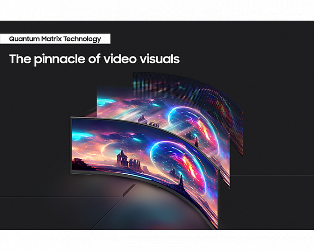 Монитор Samsung Odyssey Neo G9 G95NC 57" Mini-LED Quantum Dot DUAL UHD 7680 x 2160, 240 Hz, 1ms, FreeSync Premium Pro