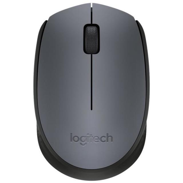 Безжична оптична мишка LOGITECH M170, Сива, USB