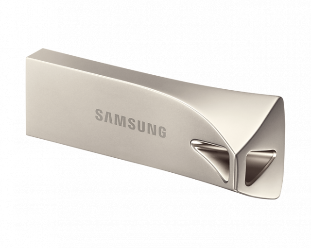 USB памет Samsung BAR Plus, 128GB, USB-A, Сребриста