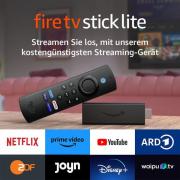 Мултимедиен плеър Amazon Fire TV Stick Lite, Alexa Voice Remote, Черен