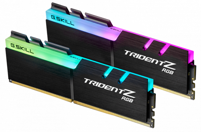 Памет G.SKILL Trident Z RGB 16GB(2x8GB) DDR4 PC4-28800 3600MHz CL16 F4-3600C16D-16GTZR