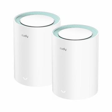 Безжична МESH система Cudy M1300, 2-броя, AC1200 Dual Band, 2.4/5 GHz, 300 -  867 Mbps