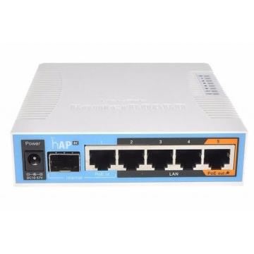 Безжичен Access Point MikroTik hAP AC RB962UiGS-5HacT2HnT, 5x 10/100/1000, USB 2.0