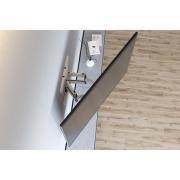 Стенна стойка за TV HAMA, Регулируема, 46"-90", до 75 кг, Черен/Бял