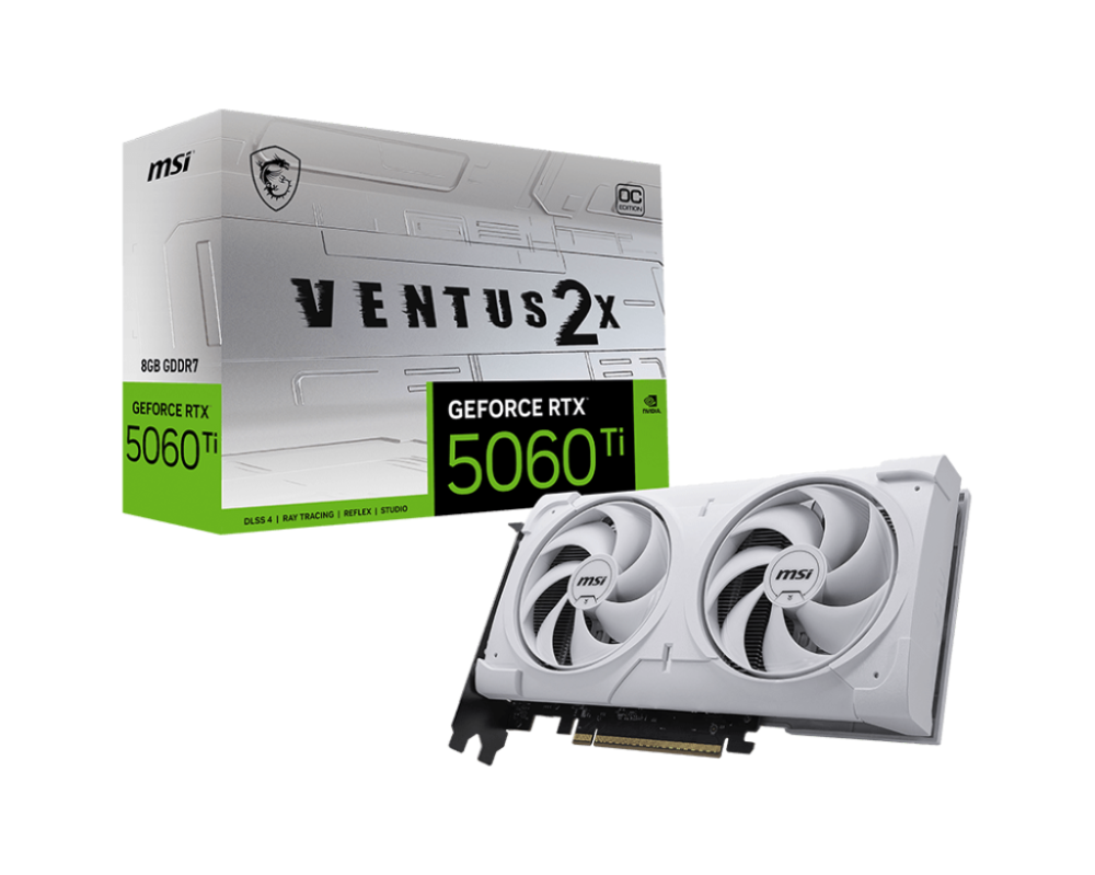 MSI RTX5060TI 8 VEN 2X OC WHI+