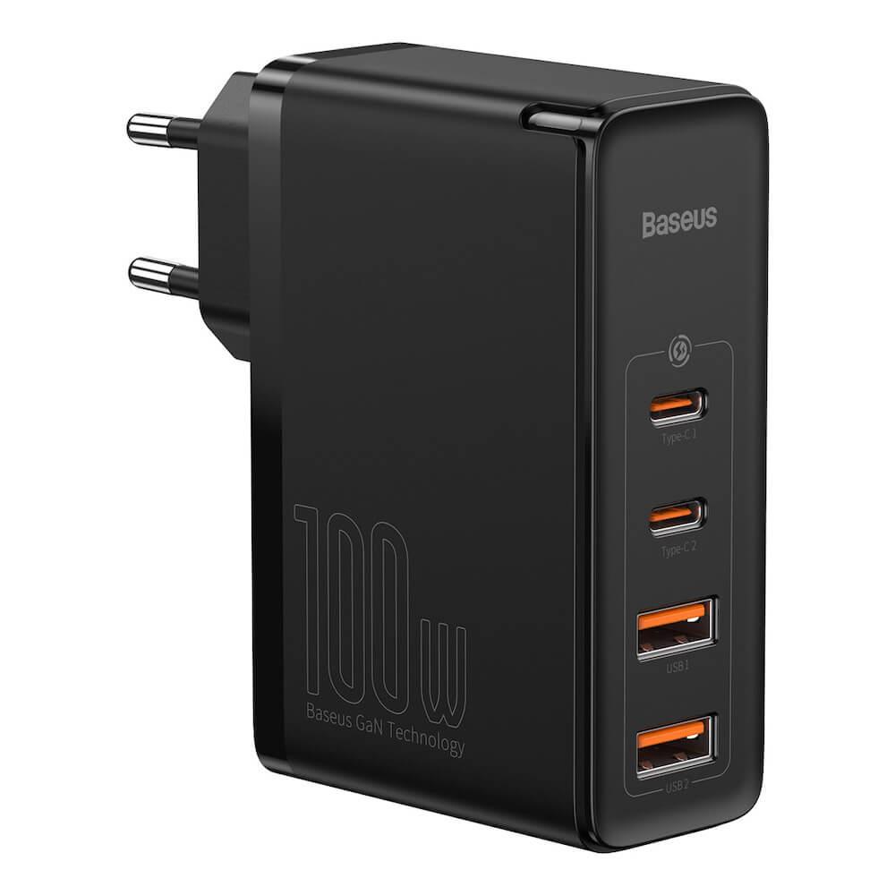 Зарядно устройство Baseus CCGAN2P-L01 GaN 2 Pro Charger 100W черно