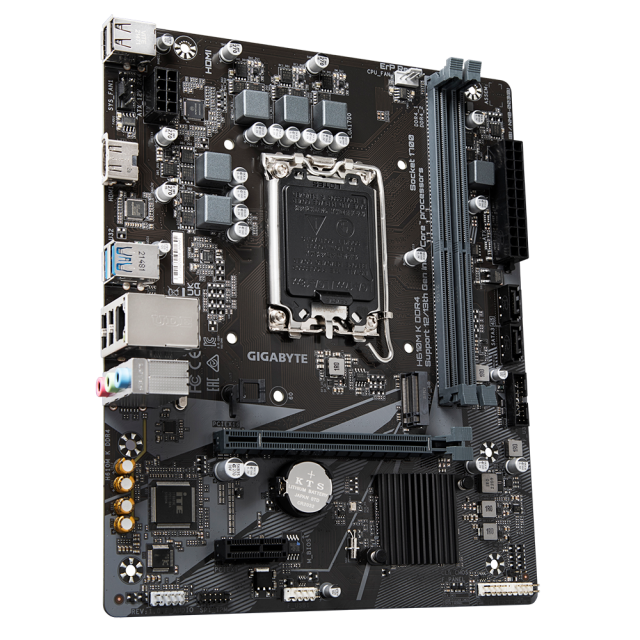 Дънна платка GIGABYTE H610M-K, socket 1700, 2xDDR4, Micro ATX