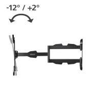 Стенна стойка за TV HAMA, Fullmotion, 2 рамена,черна, 65",400х400, до 25кг