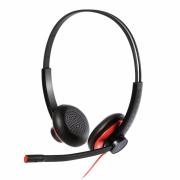 Слушалки с микрофон Addasound EPIC 502 Duo, UC, черни, USB, жак