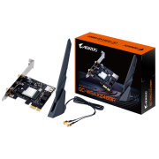 Безжична карта GIGABYTE WBAX2400R RTL8852CE WIFI 6E 2x2 802.11ax, Bluetooth 5.3