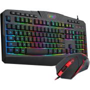 Комплект Redragon S101-5-BK клавиатура и мишка USB RGB