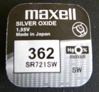 Бутонна батерия сребърна MAXELL SR-721 SW  AG11/362/ 1.55V