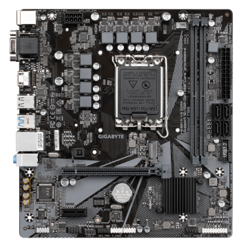 Дънна платка GIGABYTE H610M H V2 Socket 1700, DDR4 rev 1.0, Micro ATX