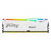 Памет Kingston FURY Beast White RGB 32GB(2x16GB) DDR5 5200MHz CL36 AMD EXPO, KF552C36BWEAK2-32