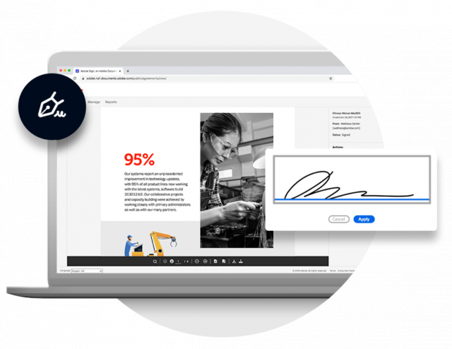 Софтуер Adobe Sign for business, Other, EU English, Subscription New