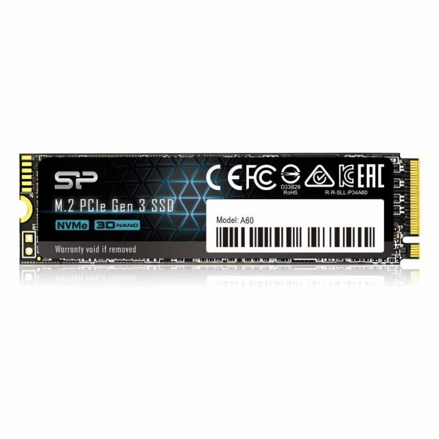 SSD Silicon Power A60 M.2-2280 PCIe Gen 3x4 NVMe 256GB