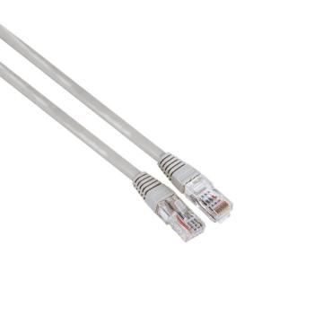 Мрежов кабел HAMA, CAT 5e, UTP, RJ-45 - RJ-45, 3 m, Сив, булк опаковка